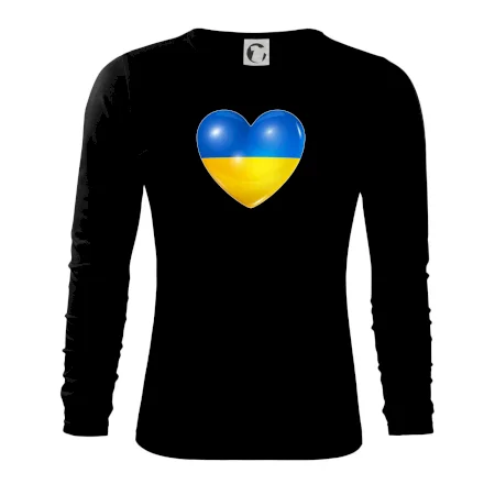 Ukrajina srdce vlajka