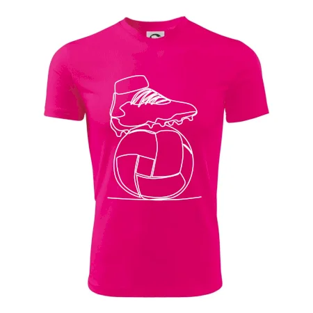 Futbalová lopta kopačka jedným ťahom