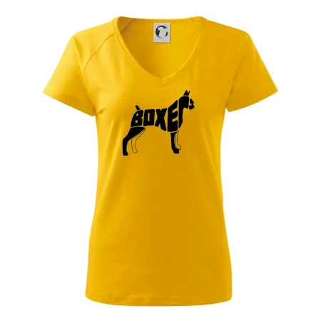 Boxer nápis v tele