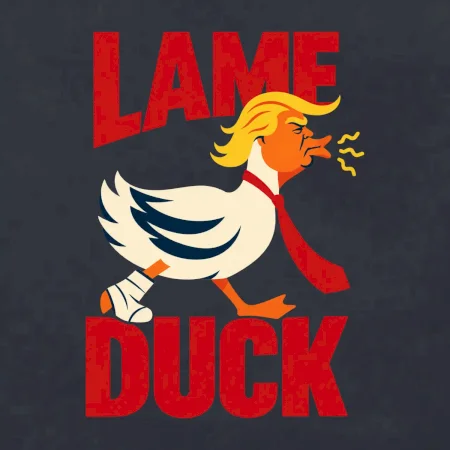 Donald Trump minimalistická kachna