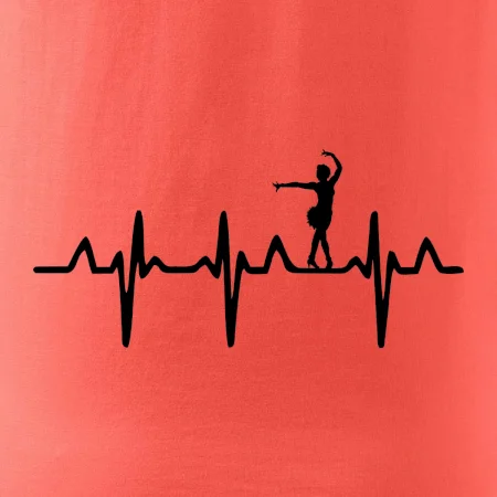 EKG tanečnice salsy