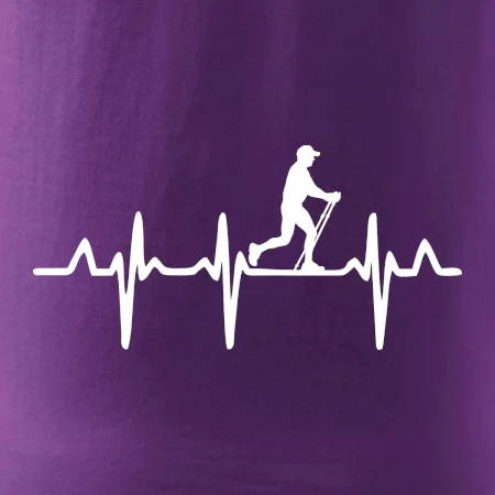 EKG nordic walking muž