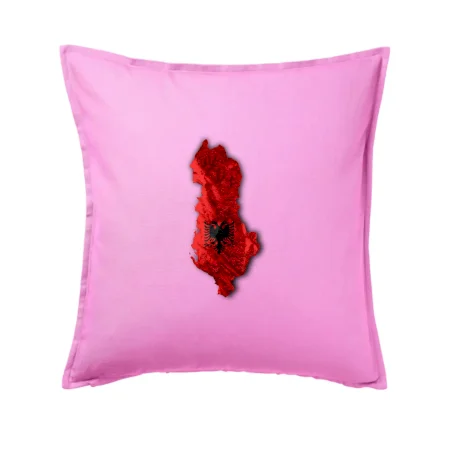 Mapa Albánsko reliéf hôr