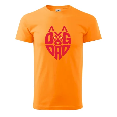 Dog dad nápis v hlavě