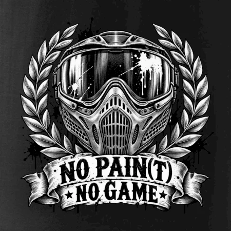 No Paint, No Game – motív s maskou