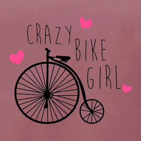 Crazy bike girl