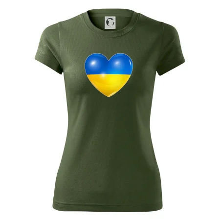Ukrajina srdce vlajka