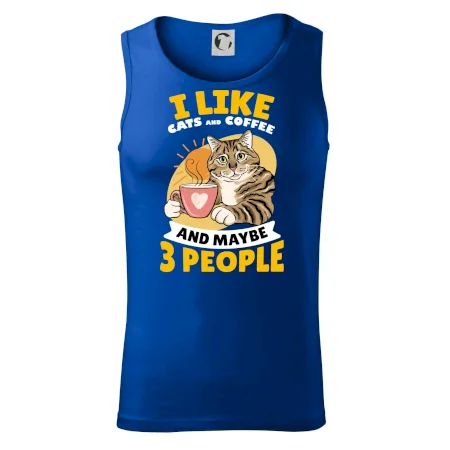 I like cats and coffee and maybe 3 people