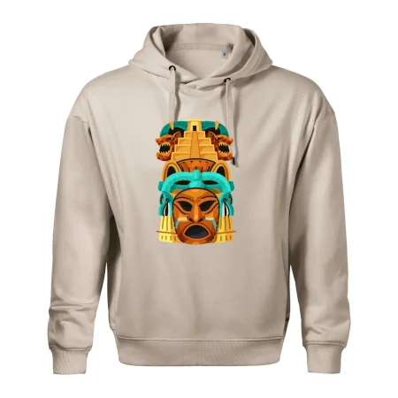 Mayová maska s pyramídou