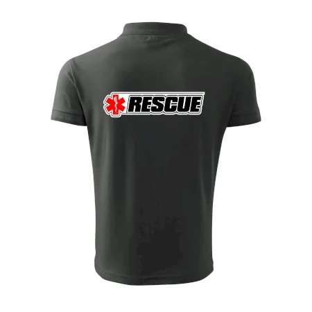 Záchranár rescue kríž červený