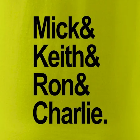 Mick Keith Ron Charlie
