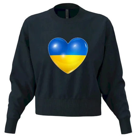 Ukrajina srdce vlajka