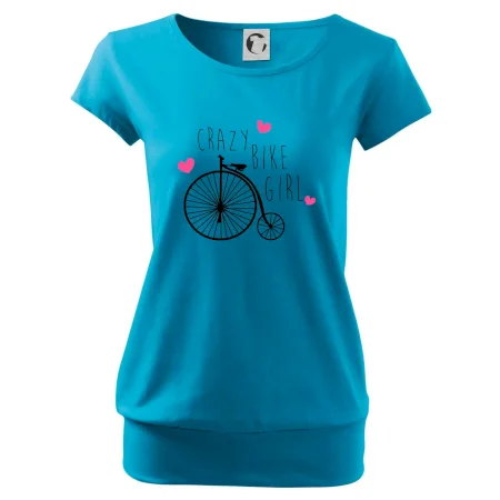 Crazy bike girl