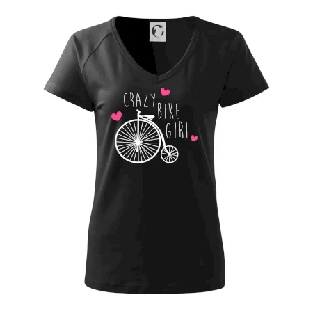Crazy bike girl