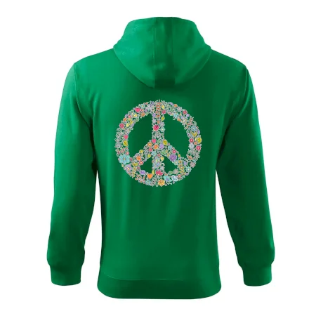 Peace symbol lístočky