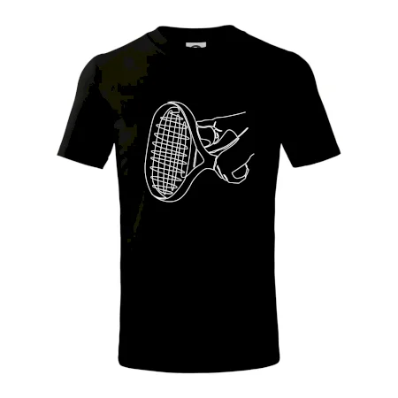 Tenisová raketa jedným ťahom