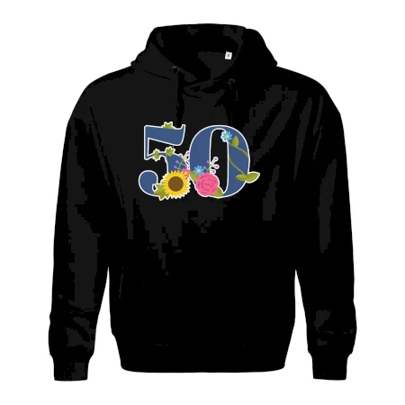 Kvetinové číslo kreslené - 50