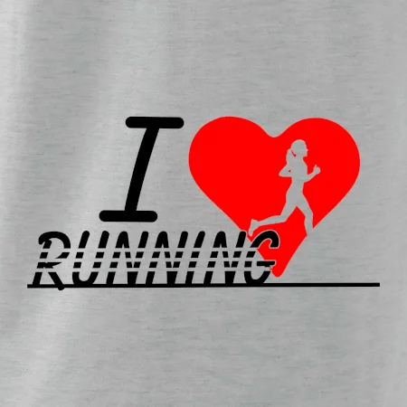 I love running dievča