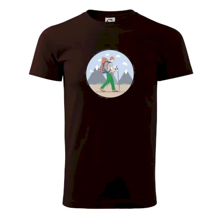 Farebný párový motív na hory