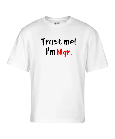 Trust me I´m  Mgr. / Ver mi som Magister.