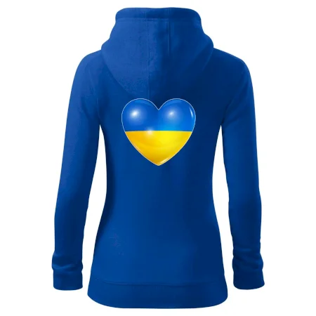 Ukrajina srdce vlajka
