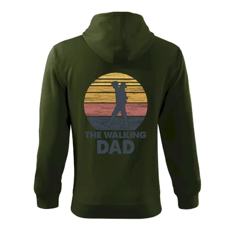 The walking dad - tata s dítětem na zádech