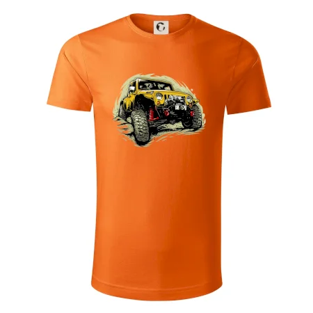 Žltý offroad s navijakom