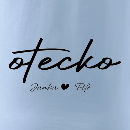 Otecko - tričko s menami deti