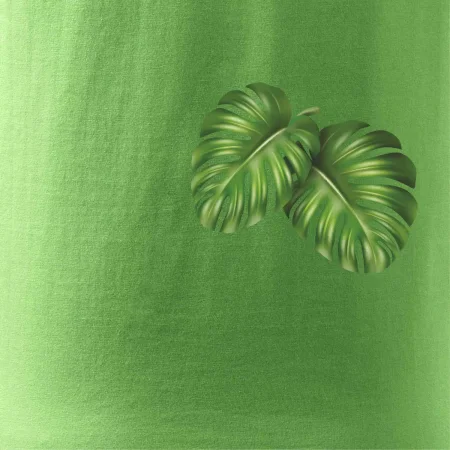 Monstera listy na prsu