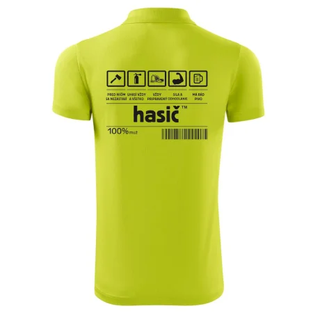 Čiarový kód - Hasič / hasička