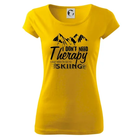 I dont need therapy - Skiing