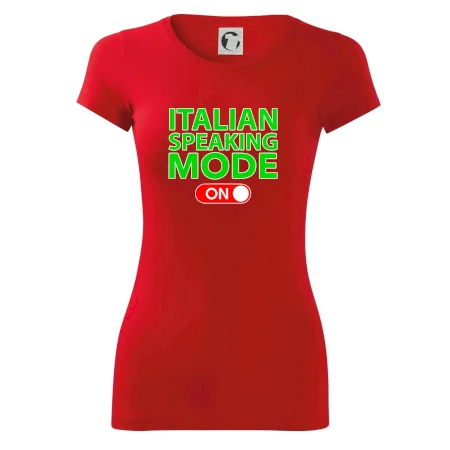 Italian speaking mode - ON