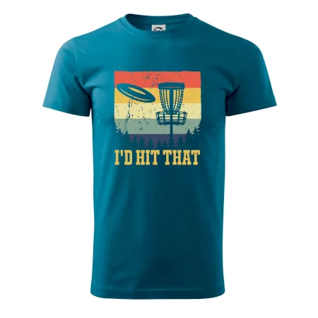 Disc golf player retro vintage