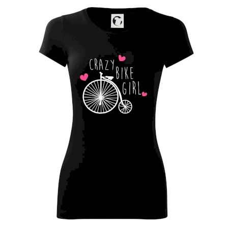 Crazy bike girl