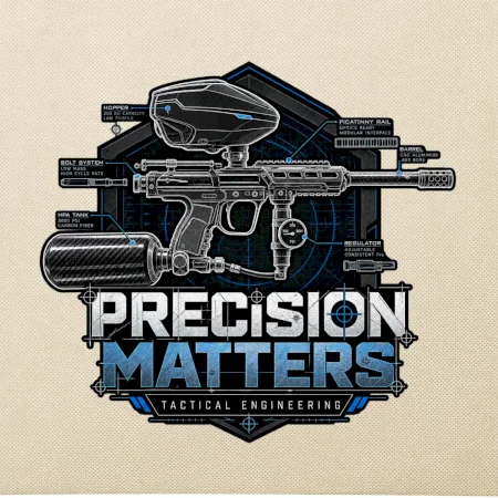 Technický nákres – presnosť je dôležitá paintball