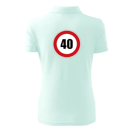 Dopravná značka - obmedzenie rýchlosti 40