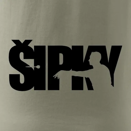 Šípky - nápis so šípkarom