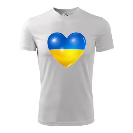 Ukrajina srdce vlajka