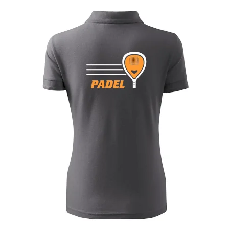 Padel - oranžová raketa