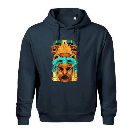 Mayová maska s pyramídou