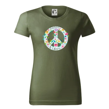 Peace and love symbol