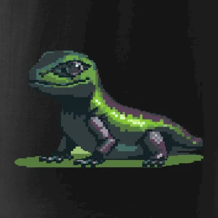 Leguán pixel