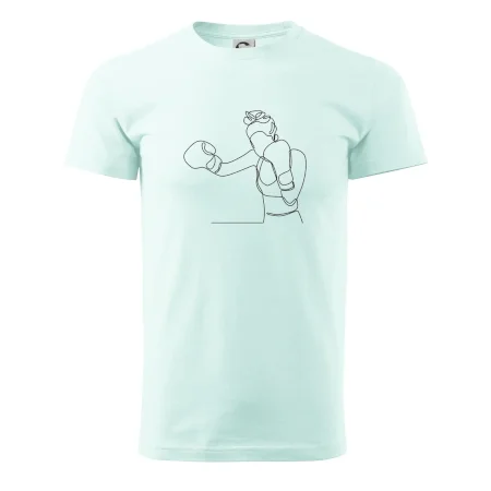 Žena boxerka jedným ťahom