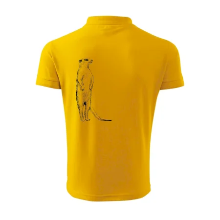 Surikata čierna kresba