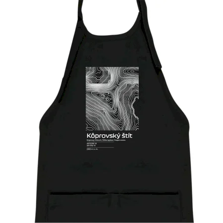 Kôprovský štít - vrstevnice v obdĺžniku