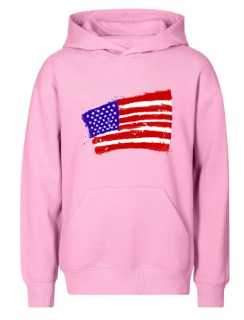 Americká vlajka ohnutá