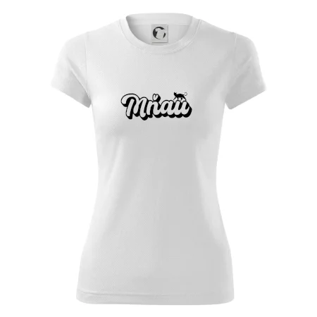 Mňau nápis