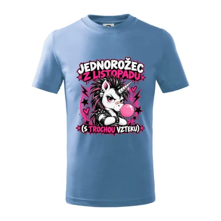 Novembrový punkový jednorožec s čírom