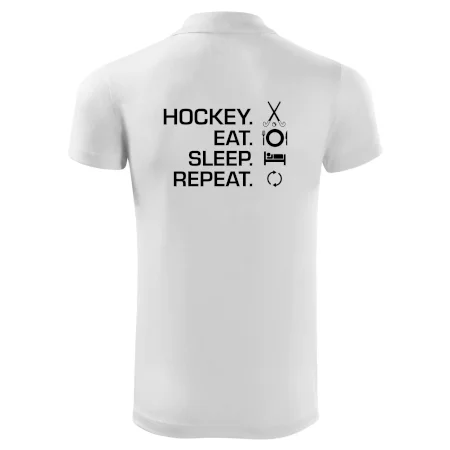 Pozemný hokej eat sleep repeat