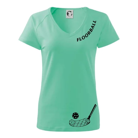 Floorball nápis šikmo